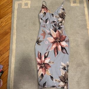 Floral Sleeveless Dress - Multicolor